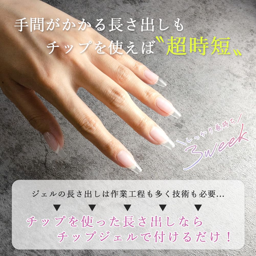 Amazon | NAIL REPUBLIC ネイルチップジェル チップグミ チップジェル